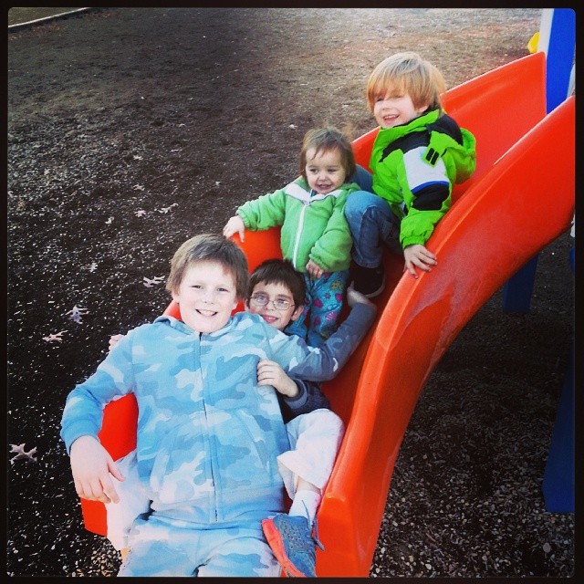 Melody Butler, her husband, Brendan and their four children: Brendan (9) Aidan (5) Ryan (3) Allison (1)