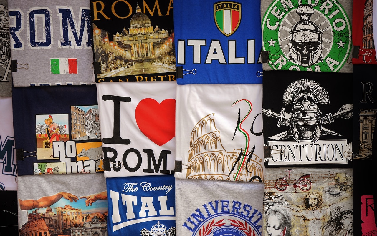 Italian italy t-shirts