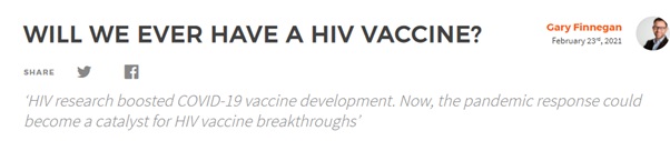 Will we ever have a HIV vaccine?