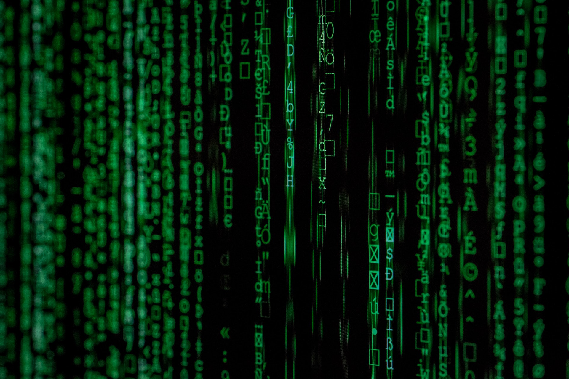 Close-up Photo of Matrix Background