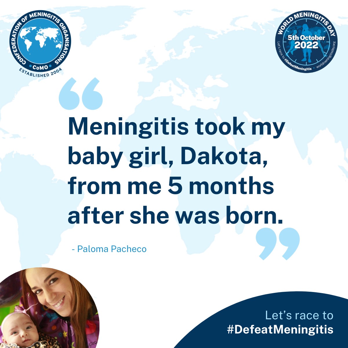 World Meningitis Day banner 5 October 2022