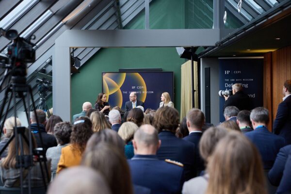 Scientists and global health experts meet at the 2026 Munich Security Conference to discuss CEPI’s new strategy and its aim to deliver the 100 Days Mission. Credit: CEPI